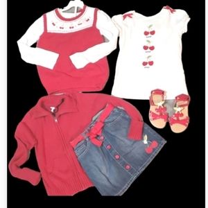 Gymboree Lot 5 garments 9-12 & 12 sandals